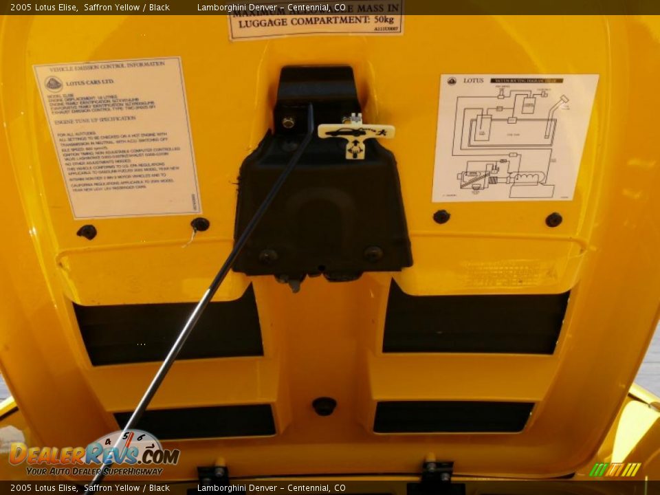 2005 Lotus Elise Saffron Yellow / Black Photo #24
