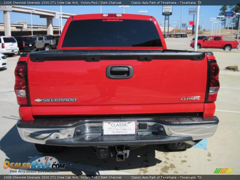 2006 Chevrolet Silverado 1500 Z71 Crew Cab 4x4 Victory Red / Dark Charcoal Photo #6