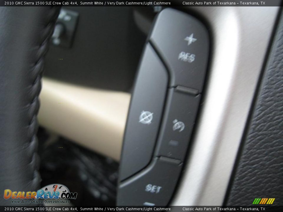 2010 GMC Sierra 1500 SLE Crew Cab 4x4 Summit White / Very Dark Cashmere/Light Cashmere Photo #20