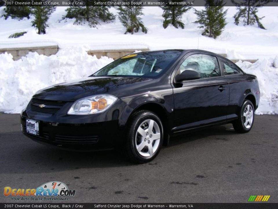 2007 Chevrolet Cobalt LS Coupe Black / Gray Photo #1