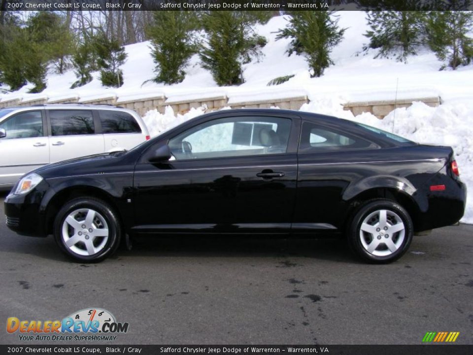 2007 Chevrolet Cobalt LS Coupe Black / Gray Photo #8