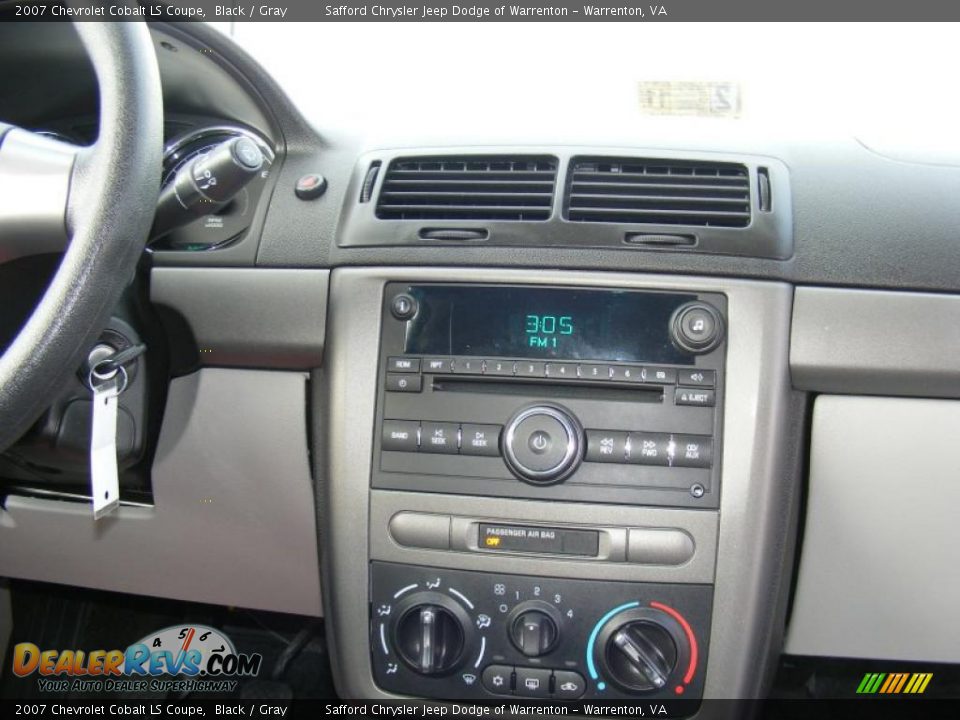 2007 Chevrolet Cobalt LS Coupe Black / Gray Photo #18