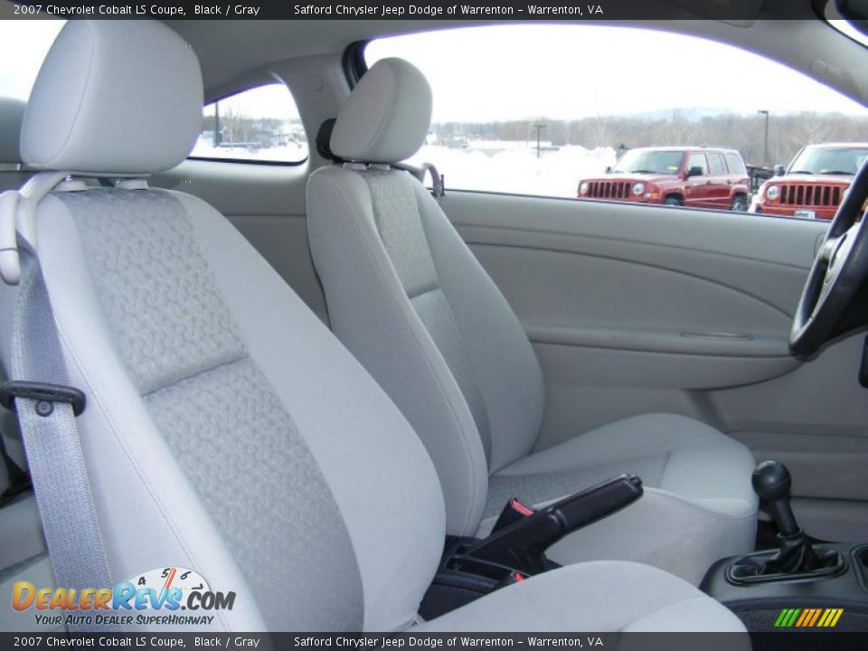 2007 Chevrolet Cobalt LS Coupe Black / Gray Photo #20