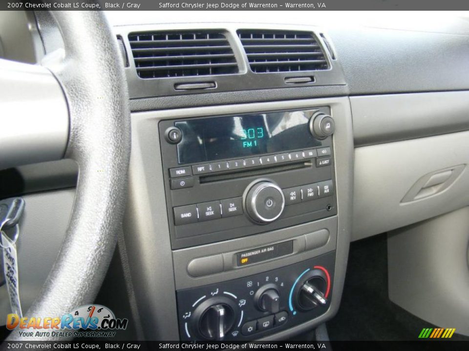2007 Chevrolet Cobalt LS Coupe Black / Gray Photo #22