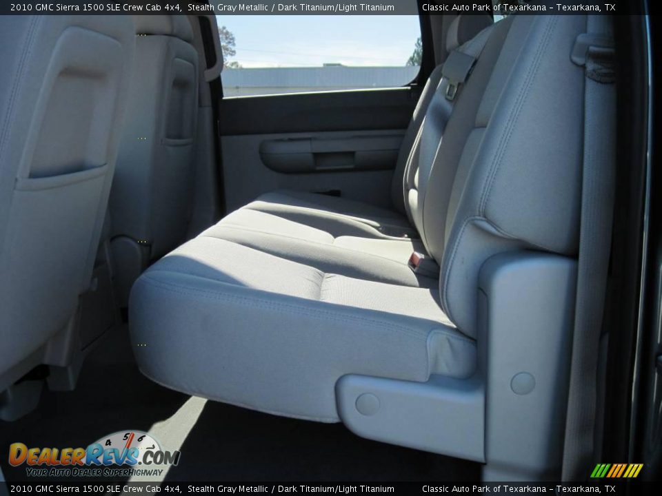 2010 GMC Sierra 1500 SLE Crew Cab 4x4 Stealth Gray Metallic / Dark Titanium/Light Titanium Photo #8