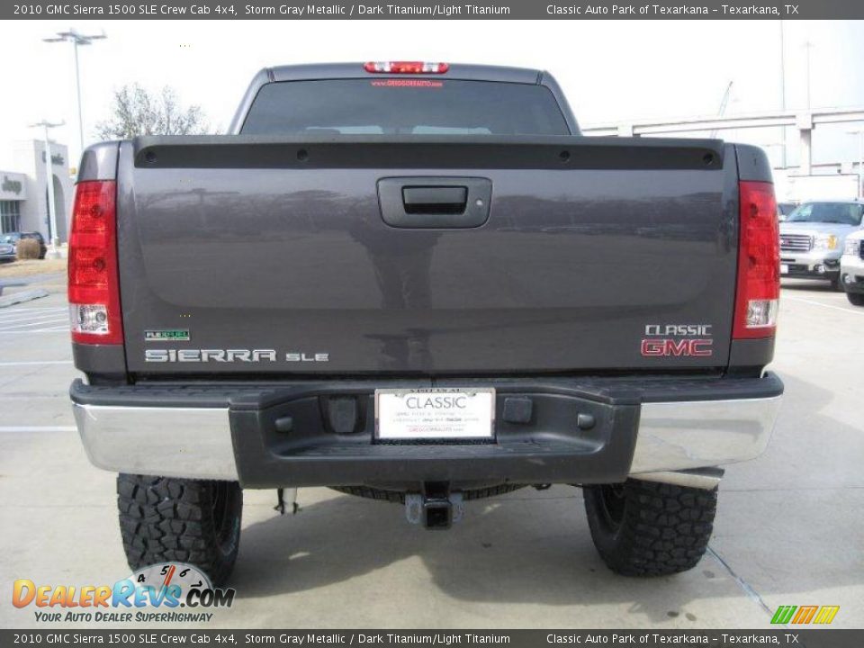 2010 GMC Sierra 1500 SLE Crew Cab 4x4 Storm Gray Metallic / Dark Titanium/Light Titanium Photo #5