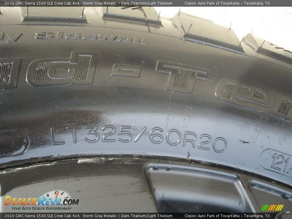 2010 GMC Sierra 1500 SLE Crew Cab 4x4 Storm Gray Metallic / Dark Titanium/Light Titanium Photo #9
