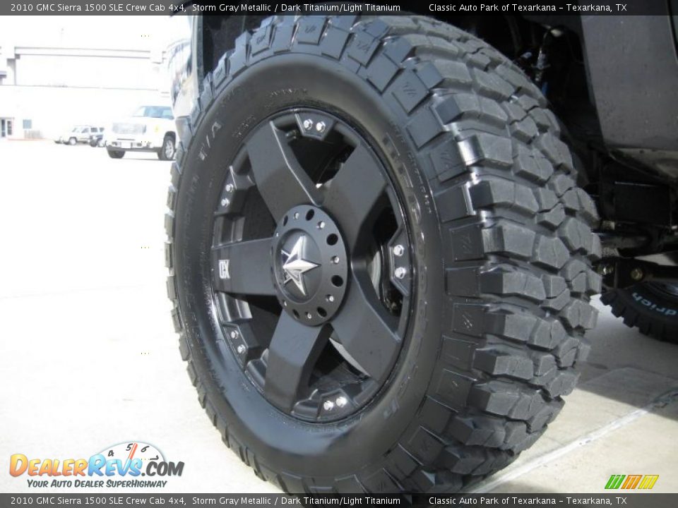2010 GMC Sierra 1500 SLE Crew Cab 4x4 Storm Gray Metallic / Dark Titanium/Light Titanium Photo #10