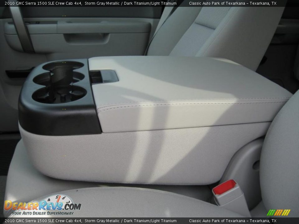2010 GMC Sierra 1500 SLE Crew Cab 4x4 Storm Gray Metallic / Dark Titanium/Light Titanium Photo #13
