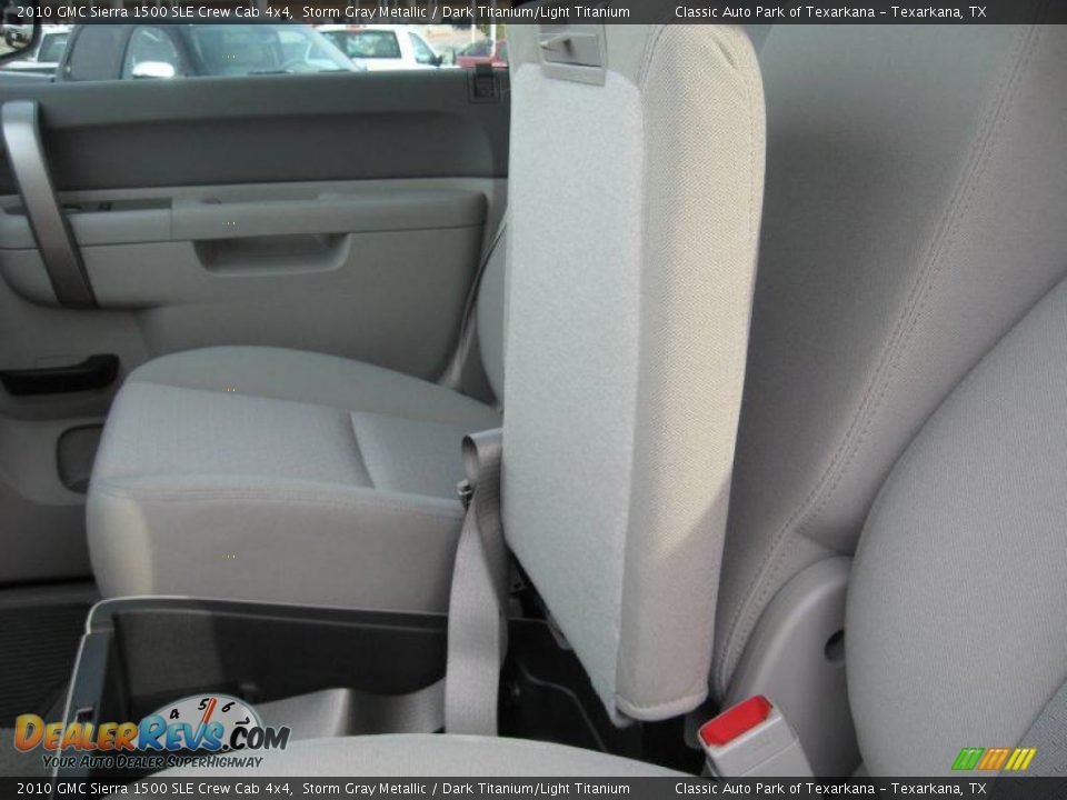 2010 GMC Sierra 1500 SLE Crew Cab 4x4 Storm Gray Metallic / Dark Titanium/Light Titanium Photo #15
