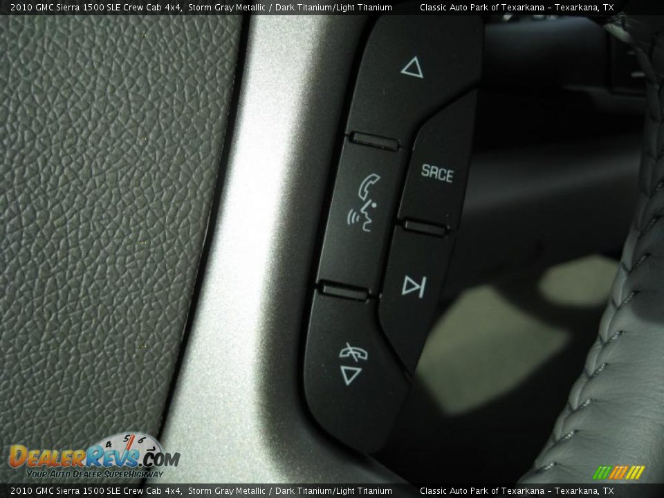 2010 GMC Sierra 1500 SLE Crew Cab 4x4 Storm Gray Metallic / Dark Titanium/Light Titanium Photo #16