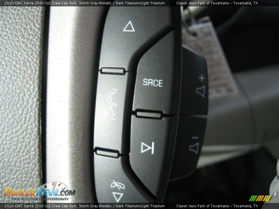 2010 GMC Sierra 1500 SLE Crew Cab 4x4 Storm Gray Metallic / Dark Titanium/Light Titanium Photo #17