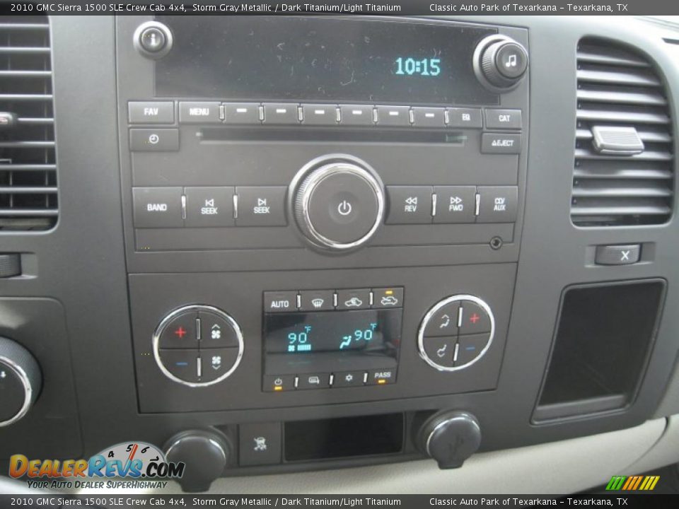 2010 GMC Sierra 1500 SLE Crew Cab 4x4 Storm Gray Metallic / Dark Titanium/Light Titanium Photo #19