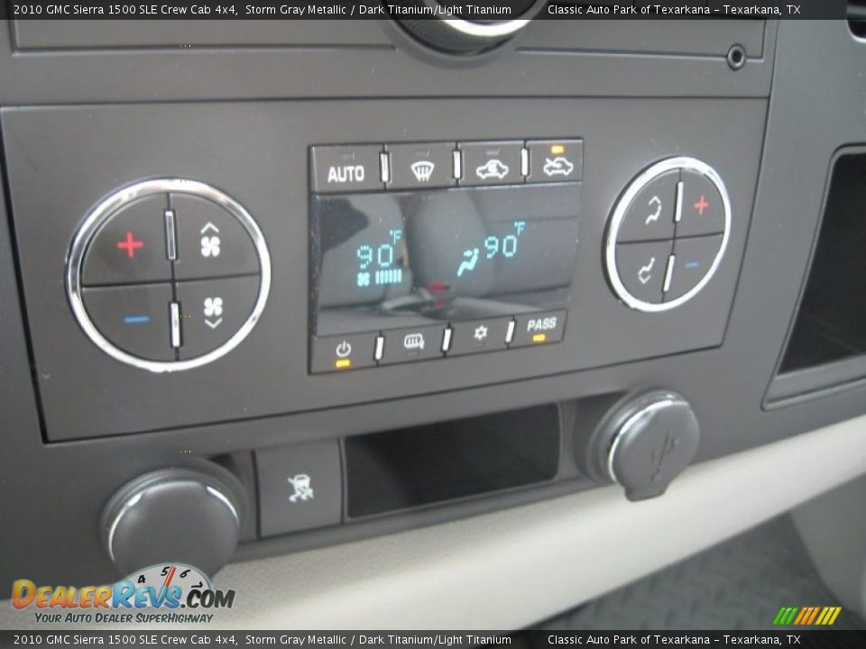 2010 GMC Sierra 1500 SLE Crew Cab 4x4 Storm Gray Metallic / Dark Titanium/Light Titanium Photo #23