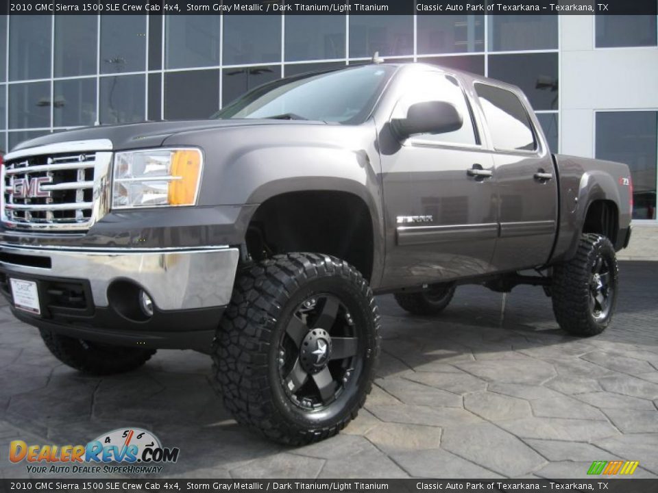 2010 GMC Sierra 1500 SLE Crew Cab 4x4 Storm Gray Metallic / Dark Titanium/Light Titanium Photo #24