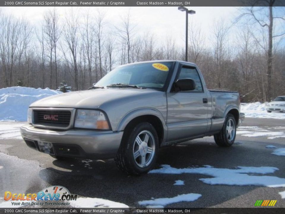 2000 GMC Sonoma SLS Sport Regular Cab Pewter Metallic / Graphite Photo #1