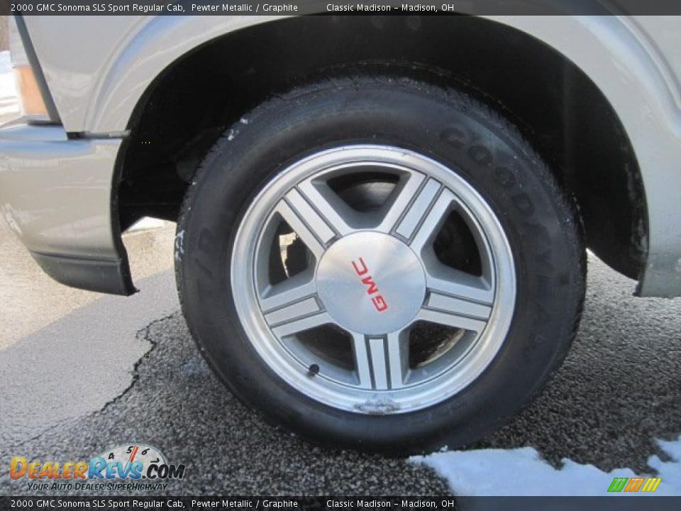 2000 GMC Sonoma SLS Sport Regular Cab Pewter Metallic / Graphite Photo #7