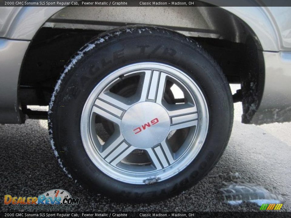 2000 GMC Sonoma SLS Sport Regular Cab Pewter Metallic / Graphite Photo #8