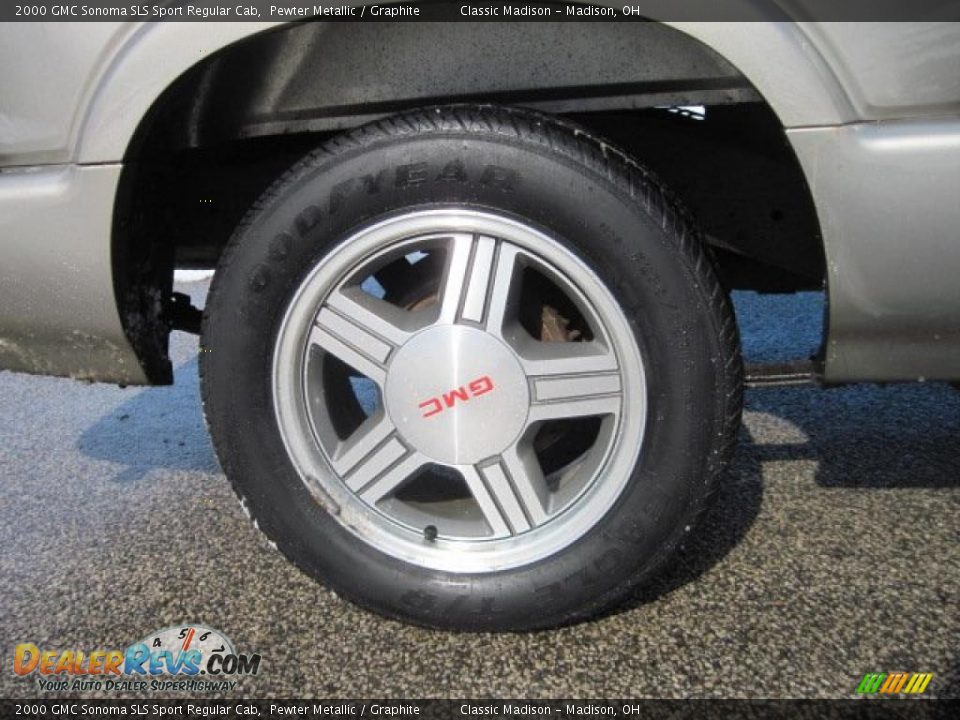 2000 GMC Sonoma SLS Sport Regular Cab Pewter Metallic / Graphite Photo #9