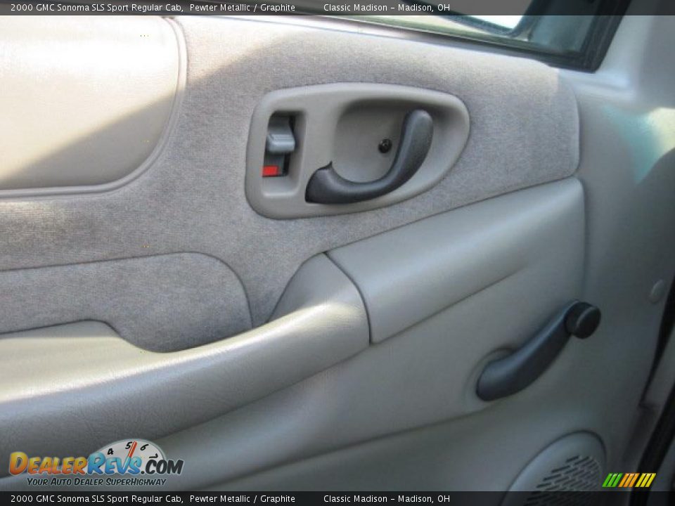 2000 GMC Sonoma SLS Sport Regular Cab Pewter Metallic / Graphite Photo #13