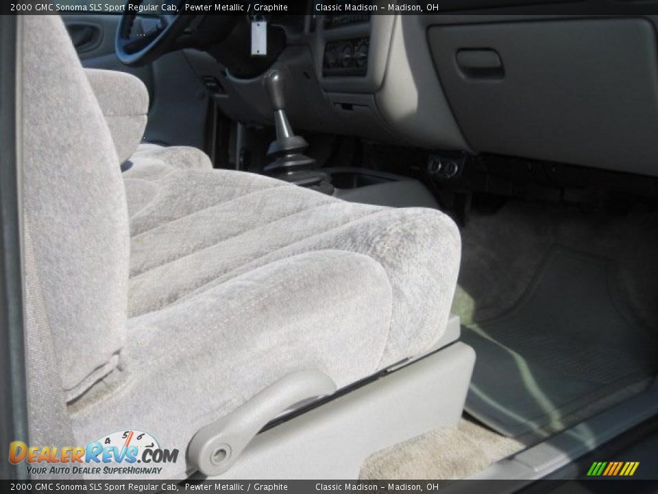 2000 GMC Sonoma SLS Sport Regular Cab Pewter Metallic / Graphite Photo #15
