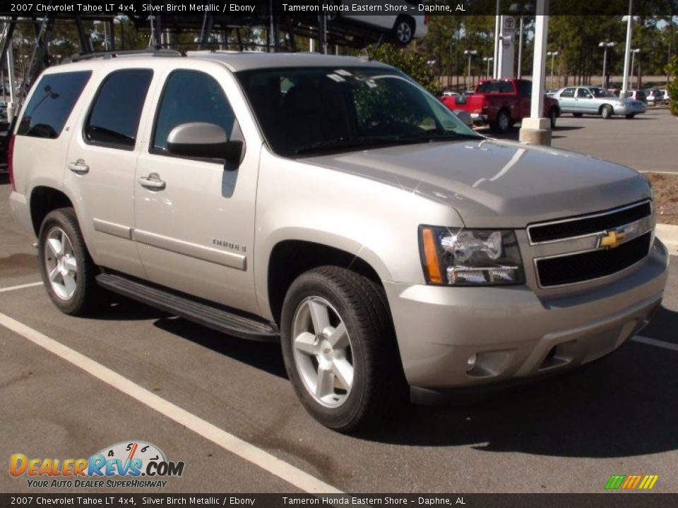 2007 Chevrolet Tahoe LT 4x4 Silver Birch Metallic / Ebony Photo #3