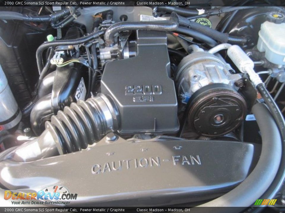 2000 GMC Sonoma SLS Sport Regular Cab Pewter Metallic / Graphite Photo #22