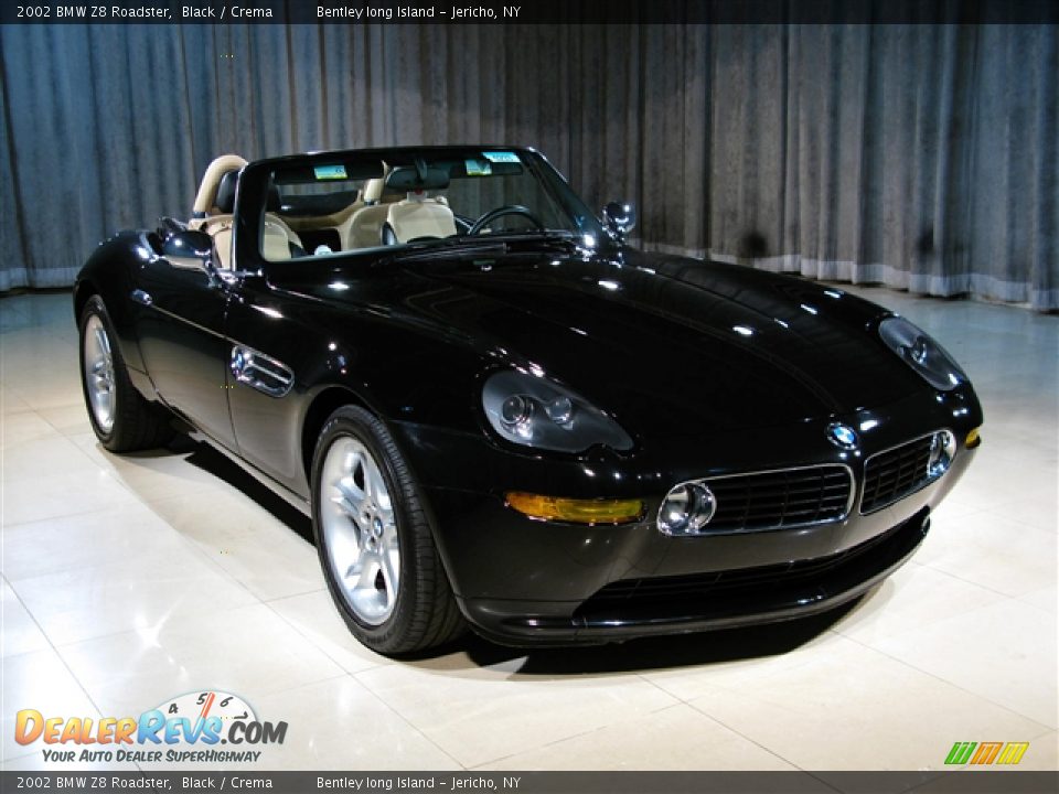 2002 BMW Z8 Roadster Black / Crema Photo #3