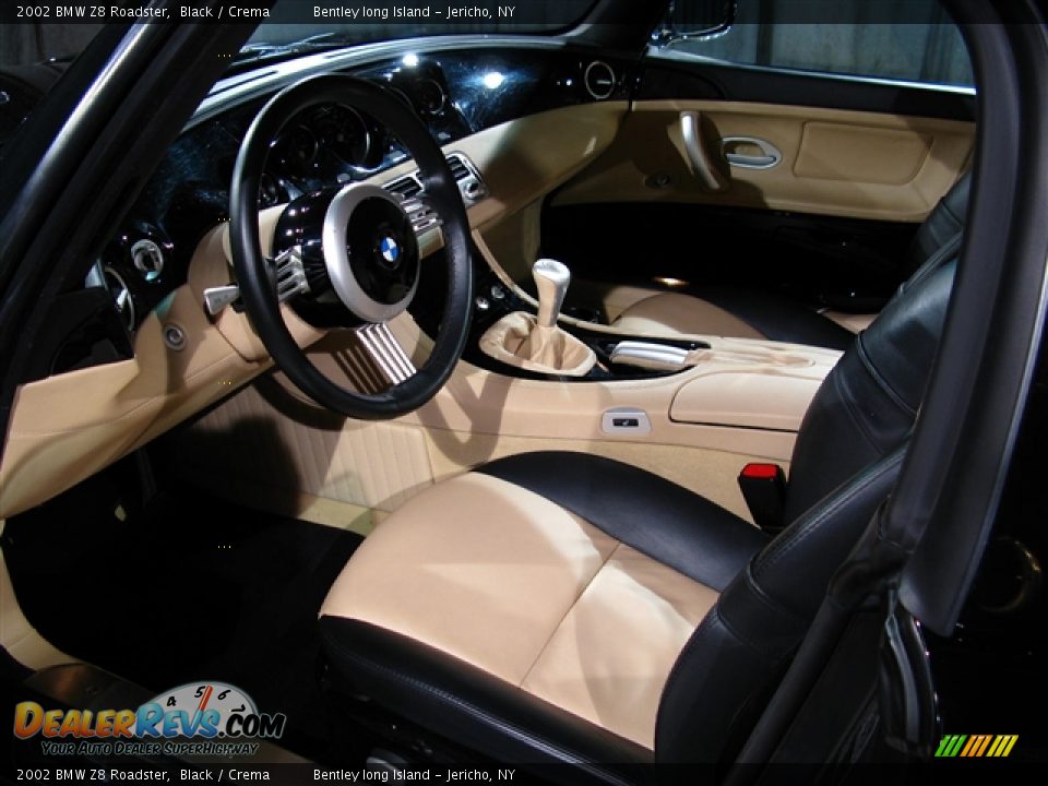 2002 BMW Z8 Roadster Black / Crema Photo #6