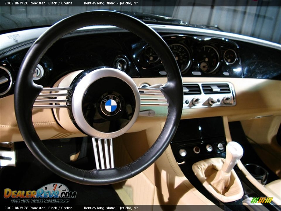 2002 BMW Z8 Roadster Black / Crema Photo #7