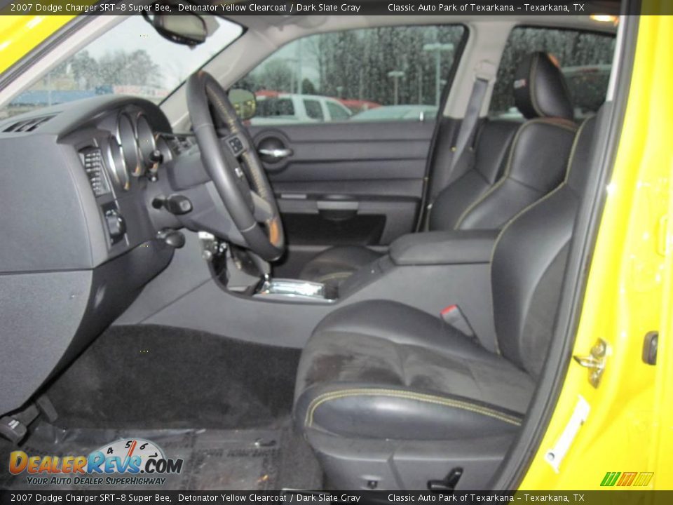 2007 Dodge Charger SRT-8 Super Bee Detonator Yellow Clearcoat / Dark Slate Gray Photo #9