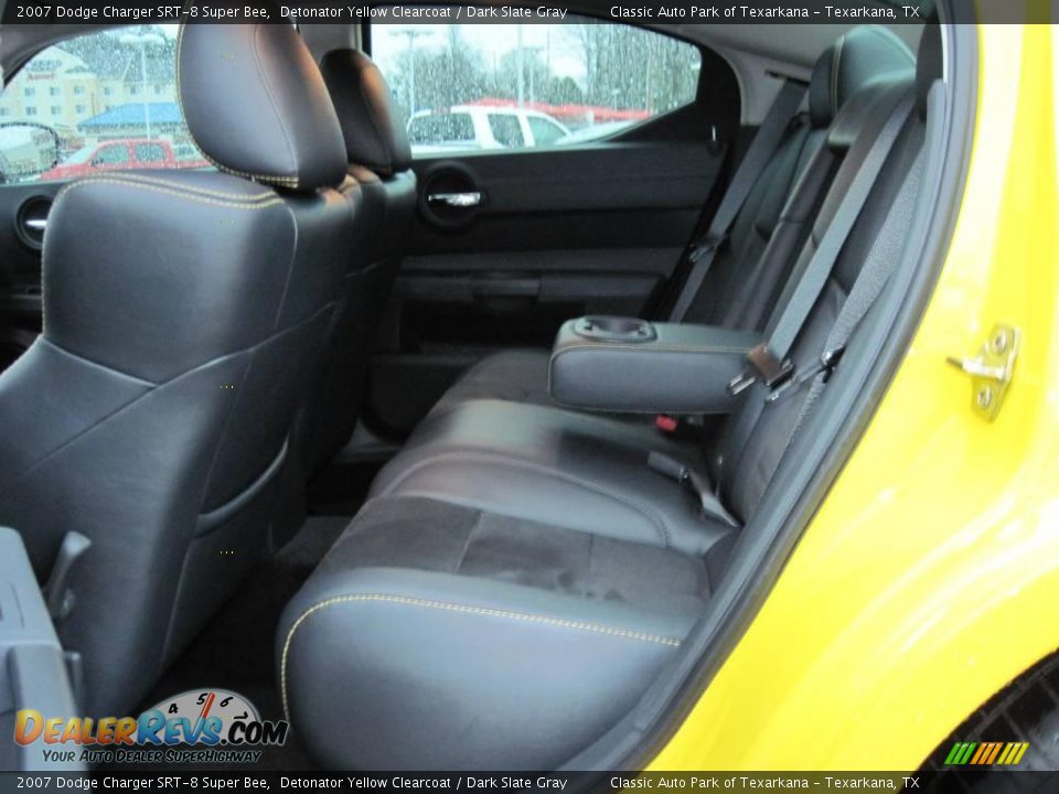2007 Dodge Charger SRT-8 Super Bee Detonator Yellow Clearcoat / Dark Slate Gray Photo #10