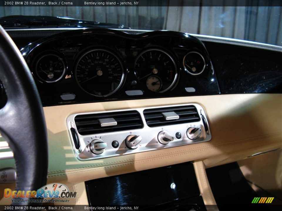 2002 BMW Z8 Roadster Black / Crema Photo #8