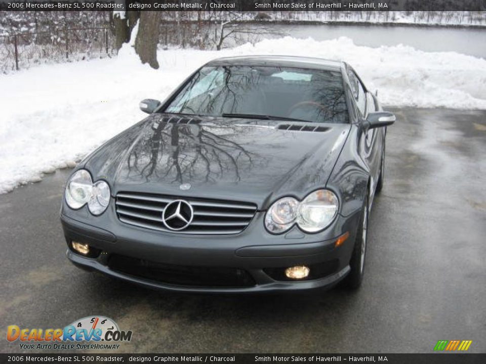 2006 Mercedes-Benz SL 500 Roadster designo Graphite Metallic / Charcoal Photo #1