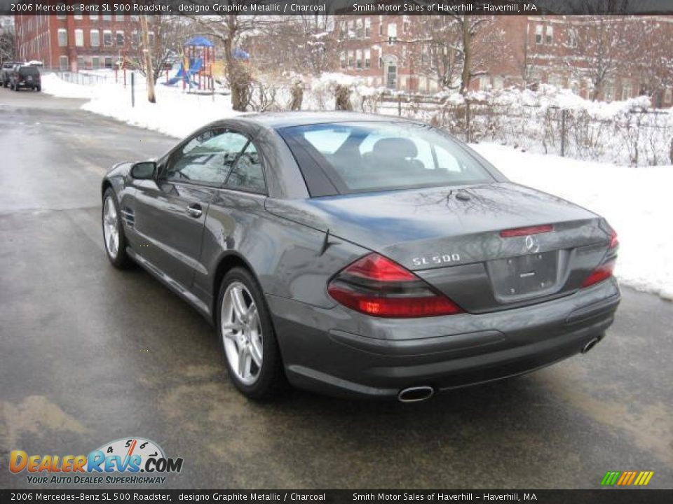 2006 Mercedes-Benz SL 500 Roadster designo Graphite Metallic / Charcoal Photo #3