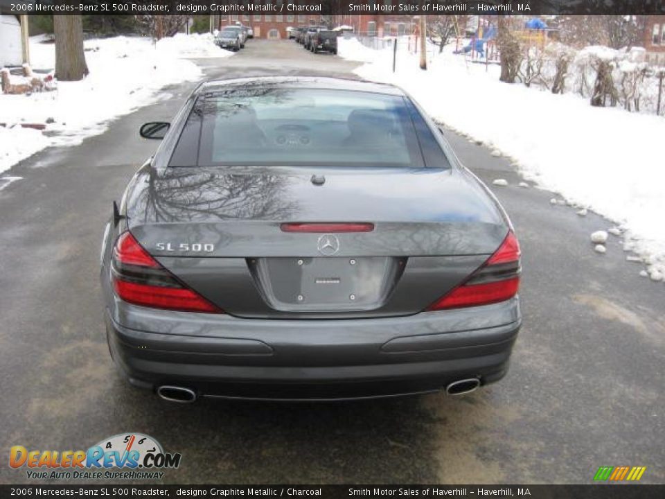 2006 Mercedes-Benz SL 500 Roadster designo Graphite Metallic / Charcoal Photo #4
