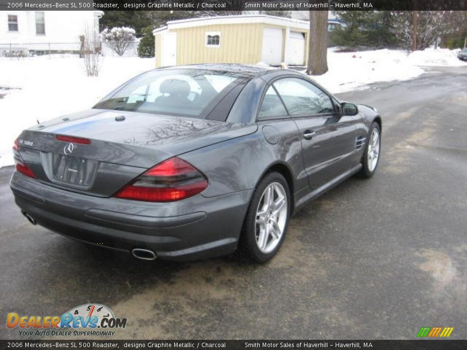 2006 Mercedes-Benz SL 500 Roadster designo Graphite Metallic / Charcoal Photo #5