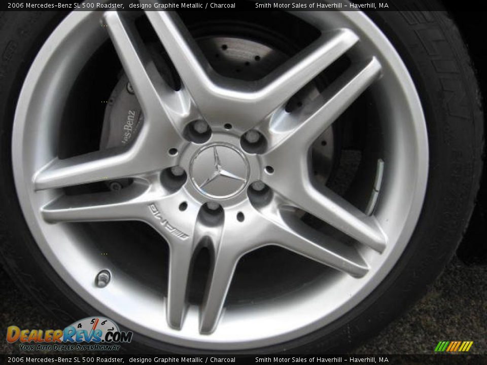 2006 Mercedes-Benz SL 500 Roadster designo Graphite Metallic / Charcoal Photo #7