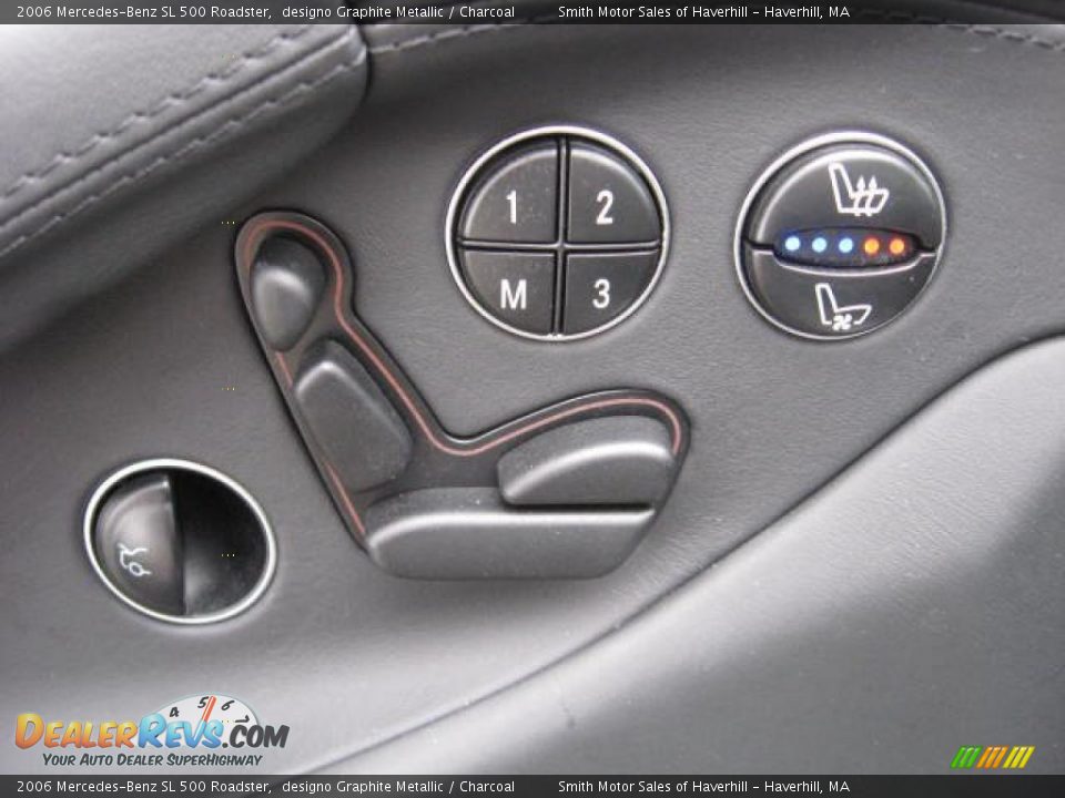 2006 Mercedes-Benz SL 500 Roadster designo Graphite Metallic / Charcoal Photo #11