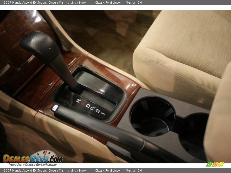 2007 Honda Accord EX Sedan Desert Mist Metallic / Ivory Photo #15