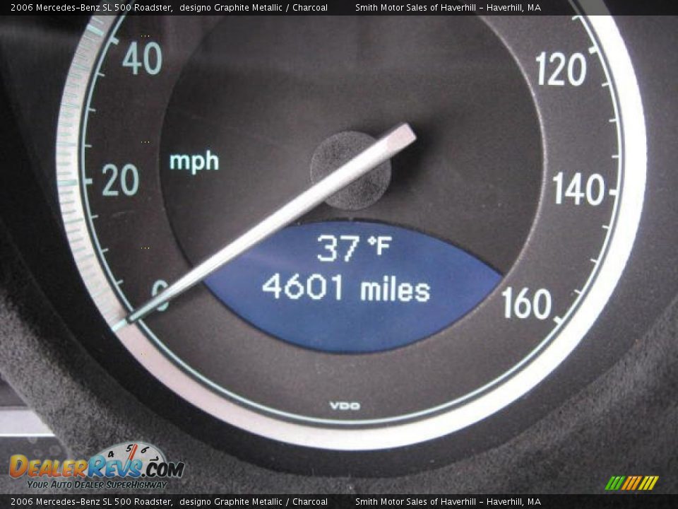 2006 Mercedes-Benz SL 500 Roadster designo Graphite Metallic / Charcoal Photo #13