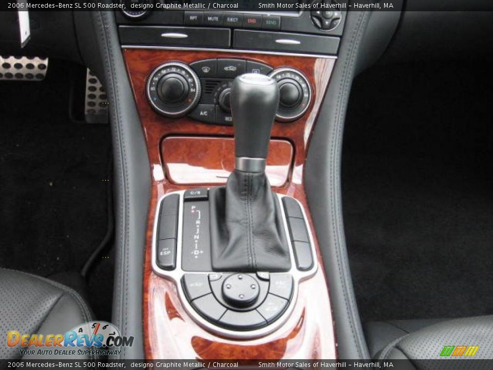 2006 Mercedes-Benz SL 500 Roadster designo Graphite Metallic / Charcoal Photo #15