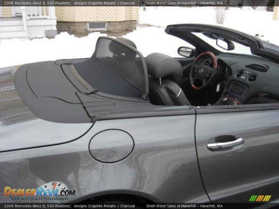 2006 Mercedes-Benz SL 500 Roadster designo Graphite Metallic / Charcoal Photo #19