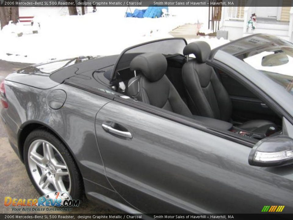 2006 Mercedes-Benz SL 500 Roadster designo Graphite Metallic / Charcoal Photo #20