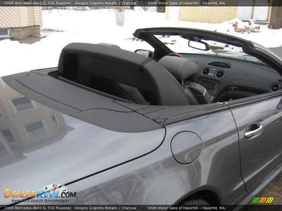 2006 Mercedes-Benz SL 500 Roadster designo Graphite Metallic / Charcoal Photo #21