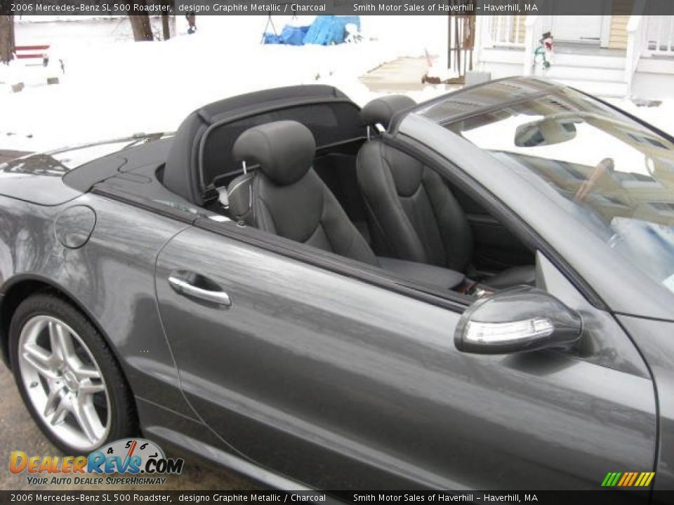2006 Mercedes-Benz SL 500 Roadster designo Graphite Metallic / Charcoal Photo #22
