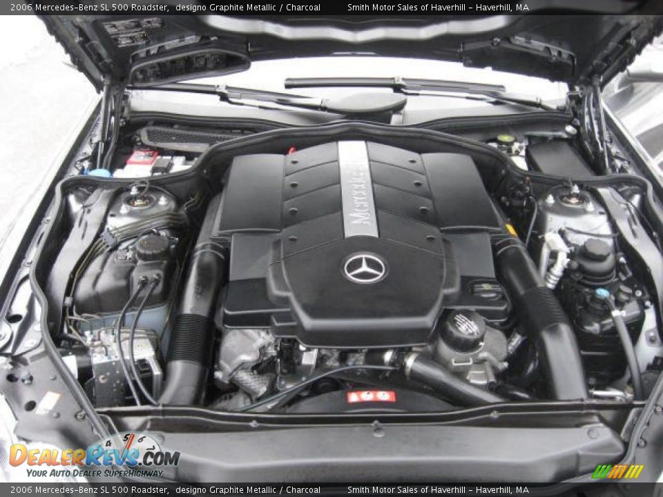 2006 Mercedes-Benz SL 500 Roadster designo Graphite Metallic / Charcoal Photo #23