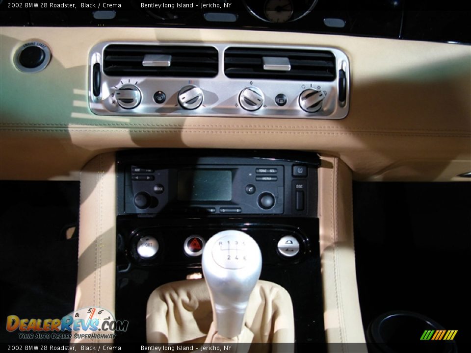 2002 BMW Z8 Roadster Black / Crema Photo #10