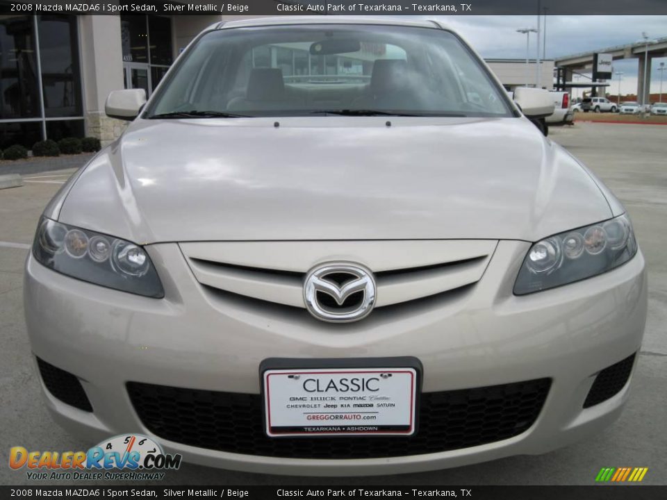 2008 Mazda MAZDA6 i Sport Sedan Silver Metallic / Beige Photo #5