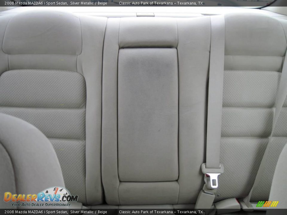 2008 Mazda MAZDA6 i Sport Sedan Silver Metallic / Beige Photo #8